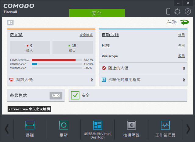Comodo Firewall 中文版