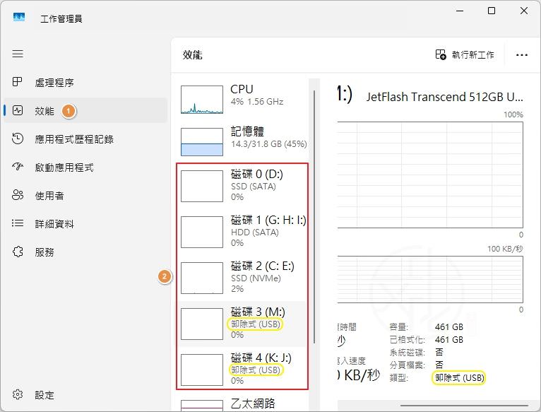 檢查 Windows 11 中磁碟機是否為卸除式裝置