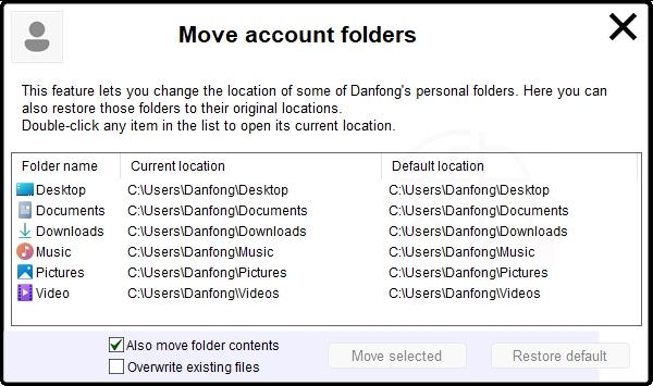 Quick user manager