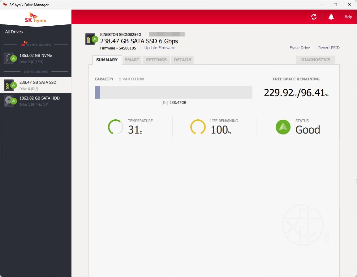 SK hynix Drive Manager Easy Kit