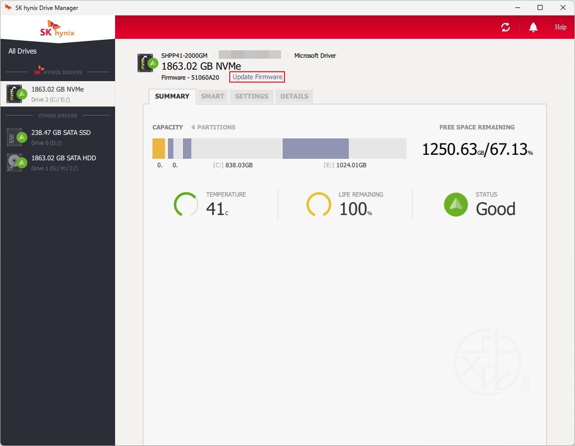 SK hynix Drive Manager Easy Kit