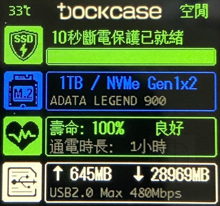 Dockcase DSWC1C-10 M.2 NVMe SSD