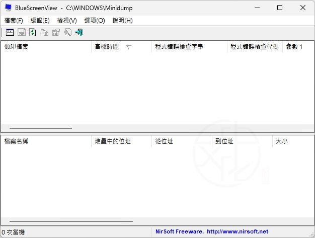 Read more about the article [更新] 藍底白字當機分析工具 | BlueScreenView 1.55