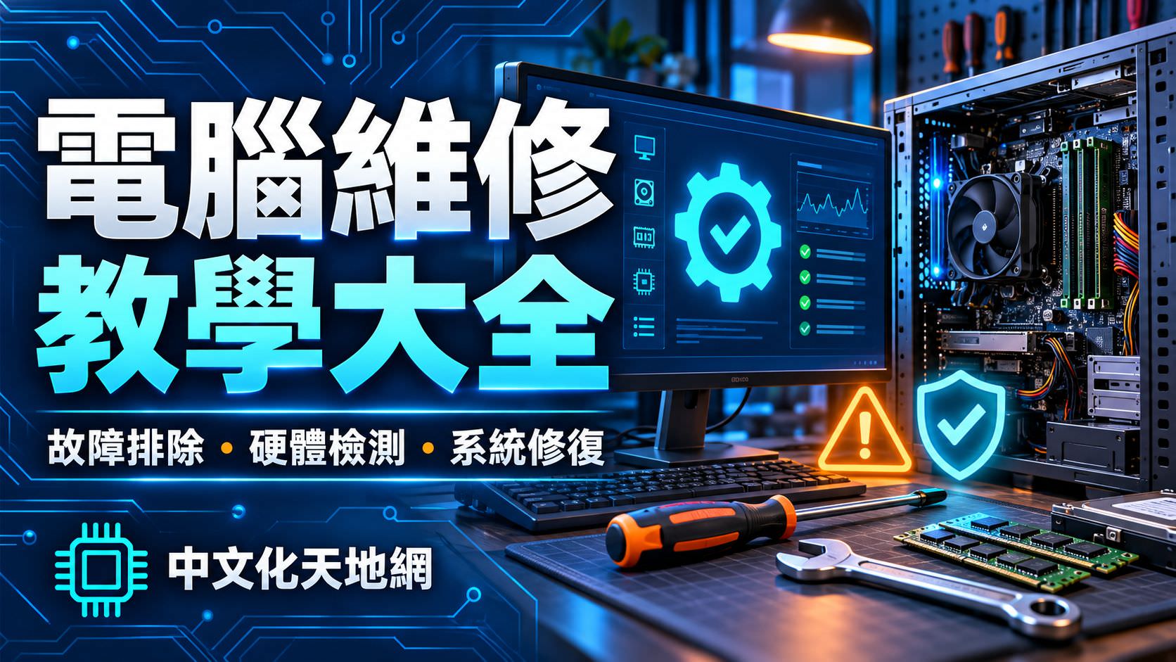Read more about the article 電腦維修教學大全｜Windows 故障排除、硬體檢測與系統修復完整指南