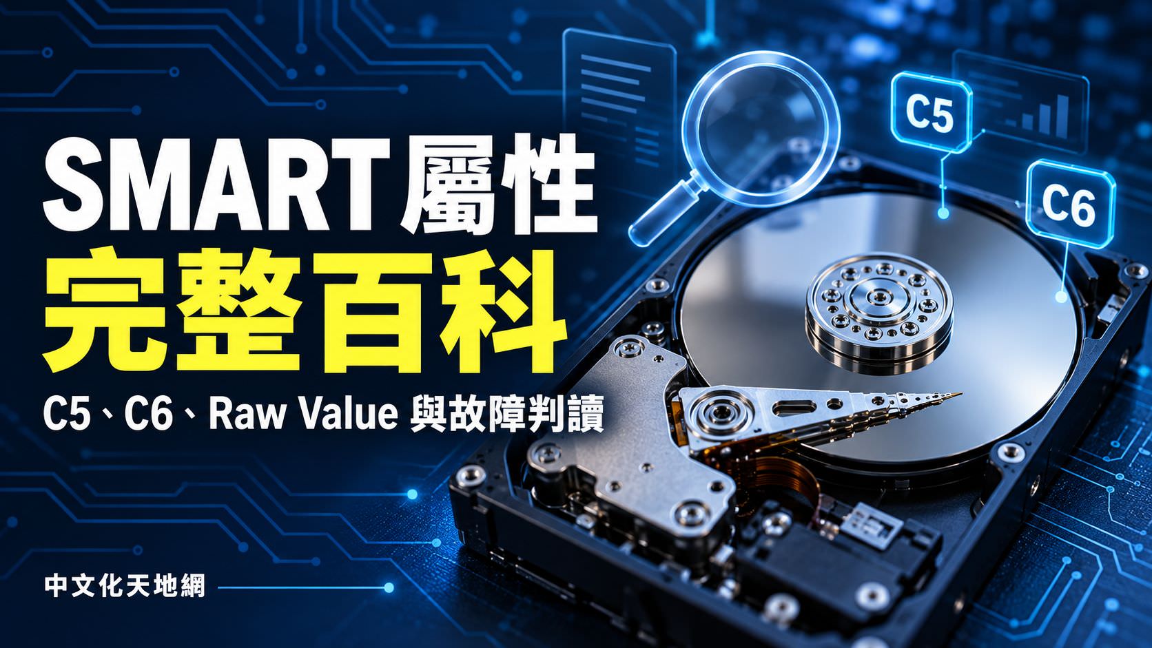 Read more about the article SMART 屬性完整百科｜SMART 代碼、C5 C6、Raw Value 與硬碟故障判讀