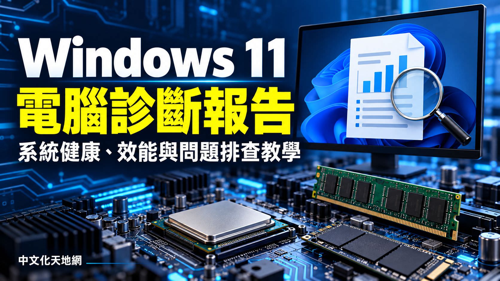 Read more about the article Windows 11 電腦診斷報告完整教學：快速檢查系統健康狀態、效能與硬體問題