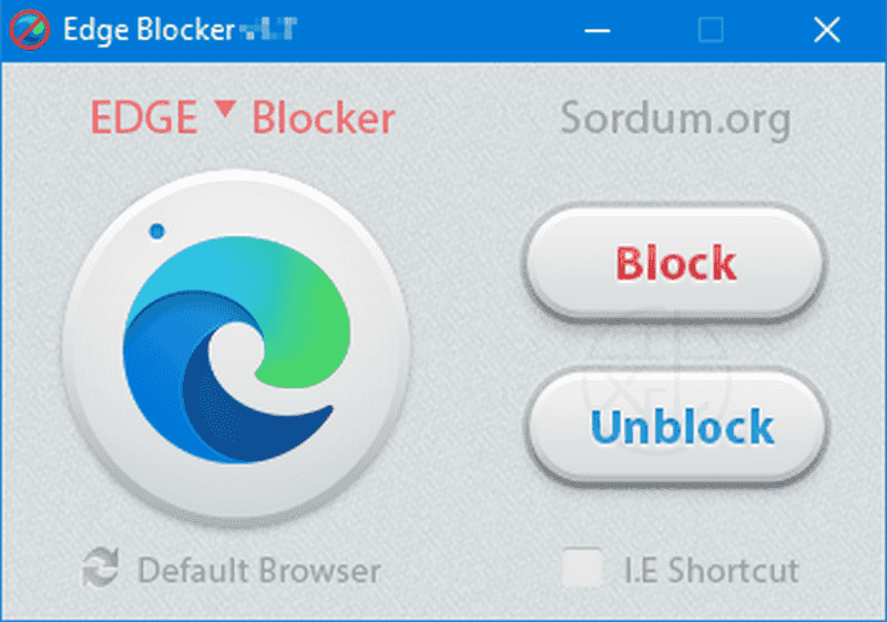 Read more about the article Edge Blocker 2.0 免安裝版 – 禁止 Win10 Edge 瀏覽器執行