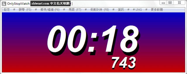 Read more about the article 電腦碼表計時工具 – OnlyStopWatch 6.34 免安裝中文版