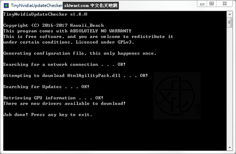 Read more about the article 一鍵更新 NVIDIA 顯卡驅動 – TinyNvidiaUpdateChecker 1.17.1