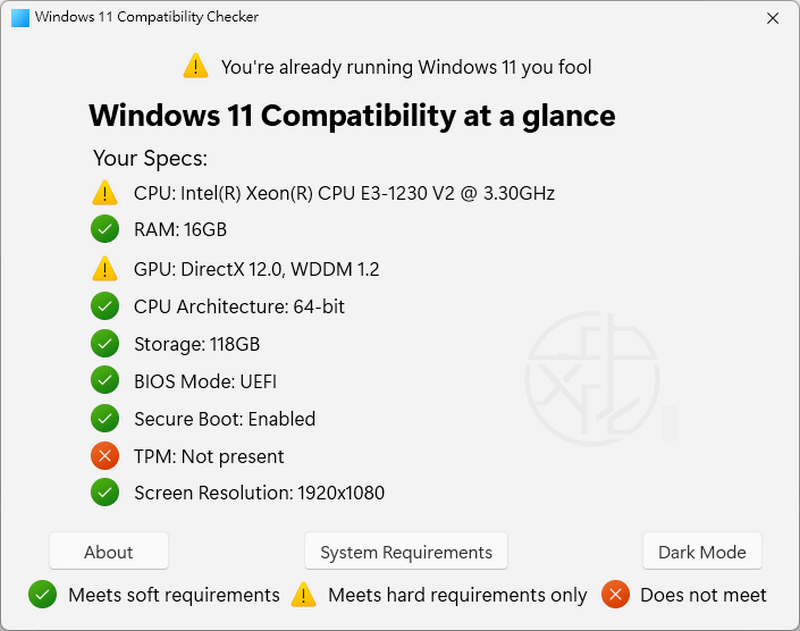 Read more about the article Windows 11相容性檢查工具 – Windows 11 Compatibility Checker
