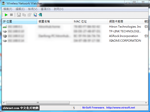 Read more about the article Wireless Network Watcher 2.30 免安裝中文版 – 無線網路監控工具